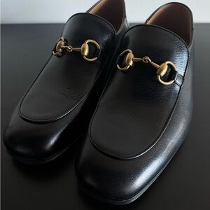 Gucci Men’s Black Leather Loafers